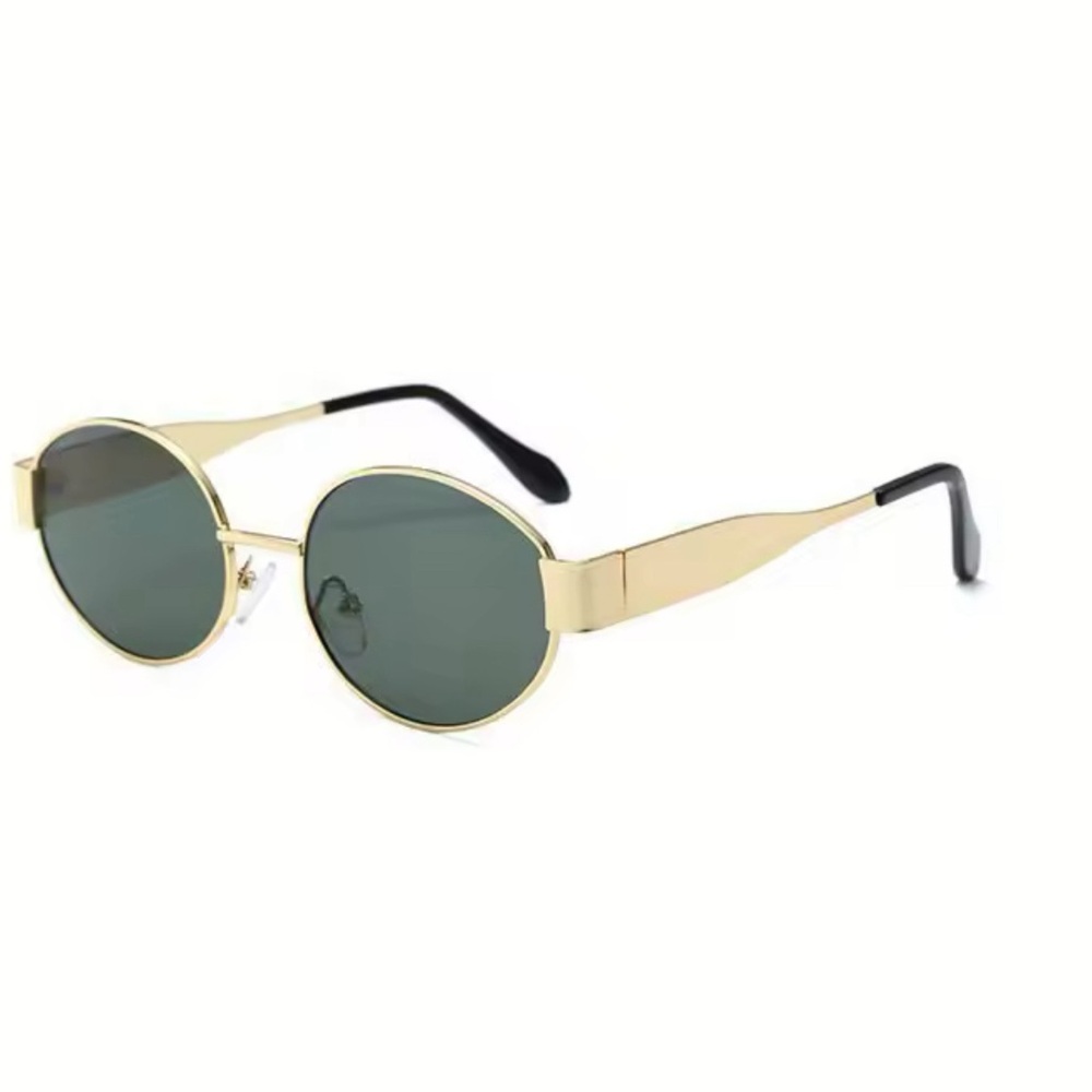 NEW Oval Sunglasses  Metal Frame Sunglasses